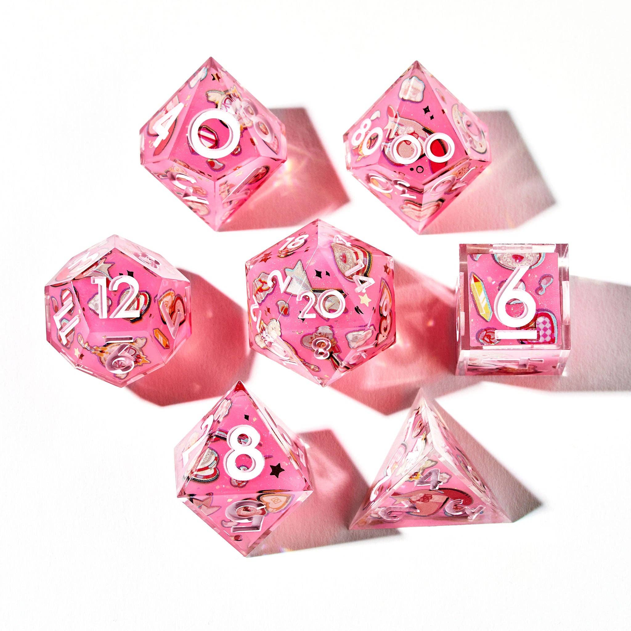 Dispel Dice - Vendita all'ingrosso Dadi - Iconico set di dadi Magical Girl da 7 pezzi2