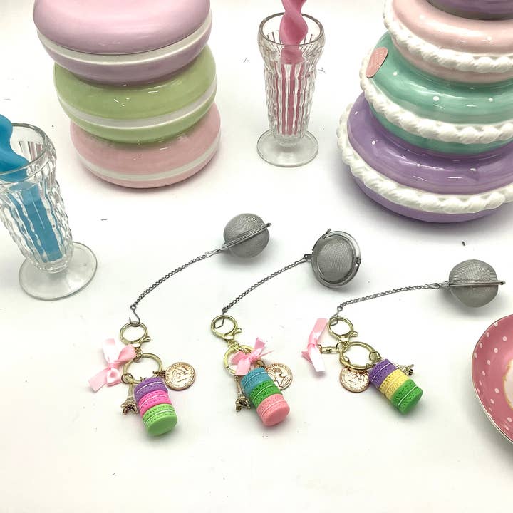 All Little Cute Things - Wholesale Tea Strainer/Infuser - Tea Ball French Macaroons Assortment Cocktail infuser