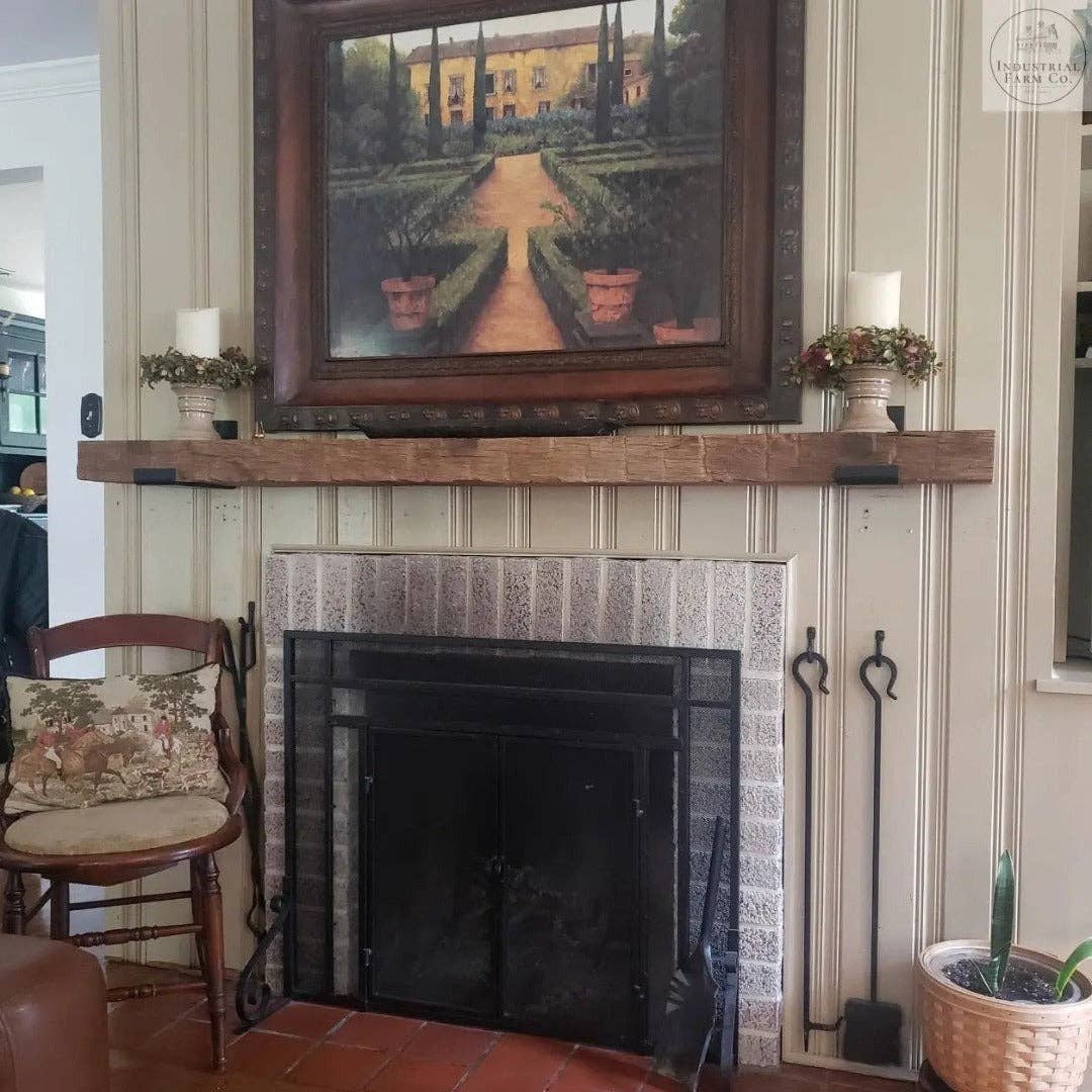 Industrial Farm Co - Wholesale Wall Mounted Shelf - The Glimmerglass J Shelf or Mantel Bracket7