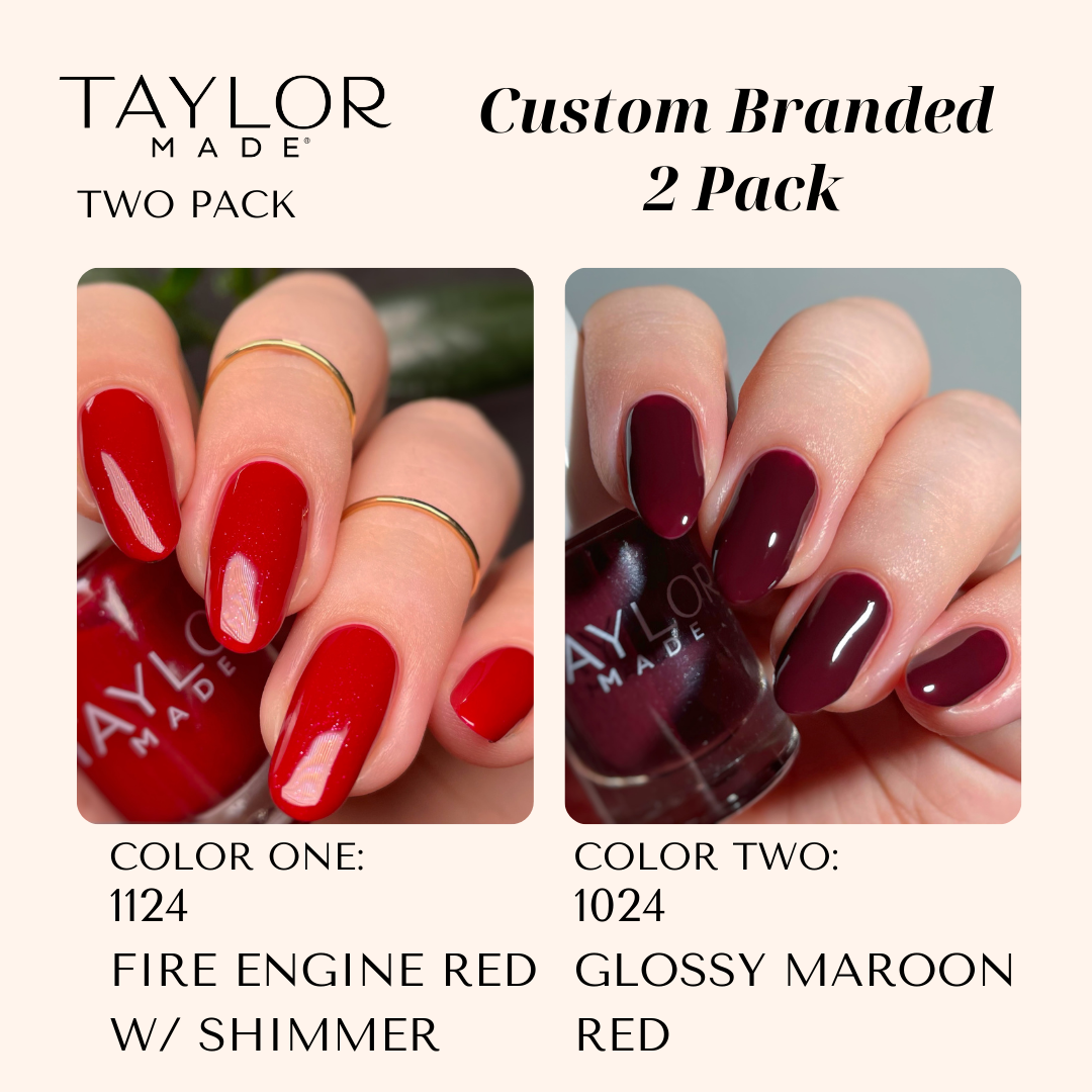 Taylor Made Polish – wholesale Nail polish – Custom Nail Polish: 2 Pack Long-wearing + Vegan + Non-toxic231