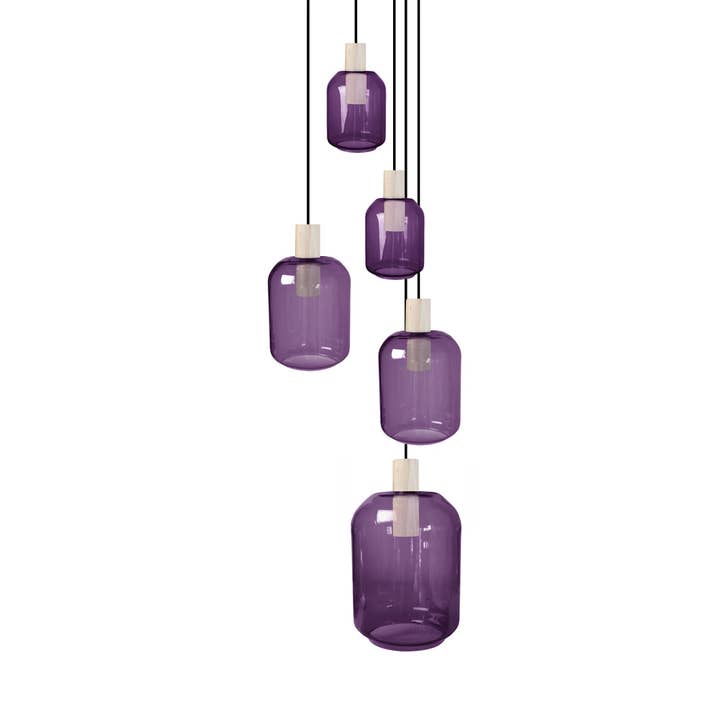 SVALBARD SMB - Suspensions Grappe Bois Violet pour la vente par Tosel Shop