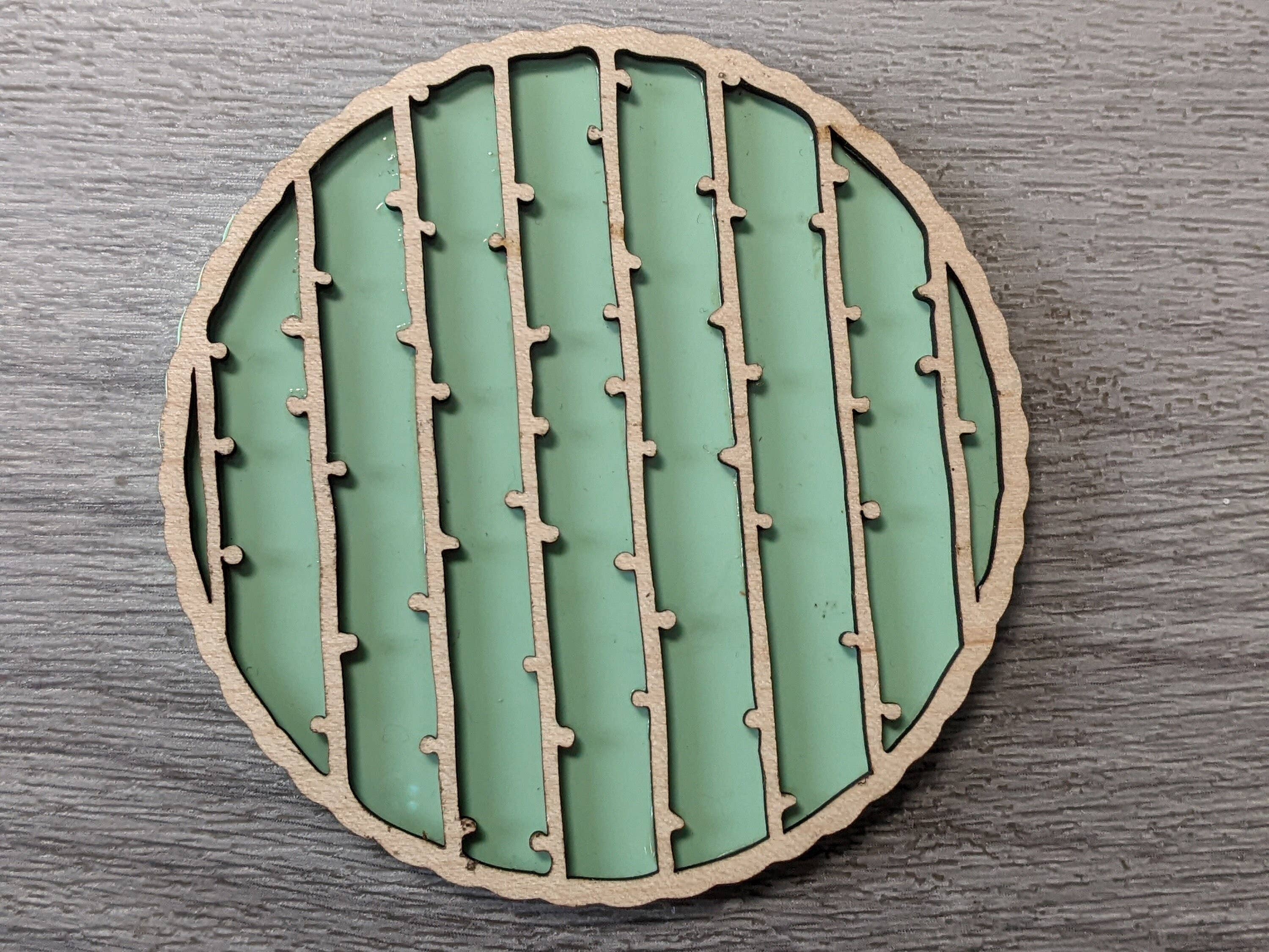 Chikai Shop - Venta al por mayor Posavasos - Juego de posavasos con motivos japoneses de 4 colores pastel1