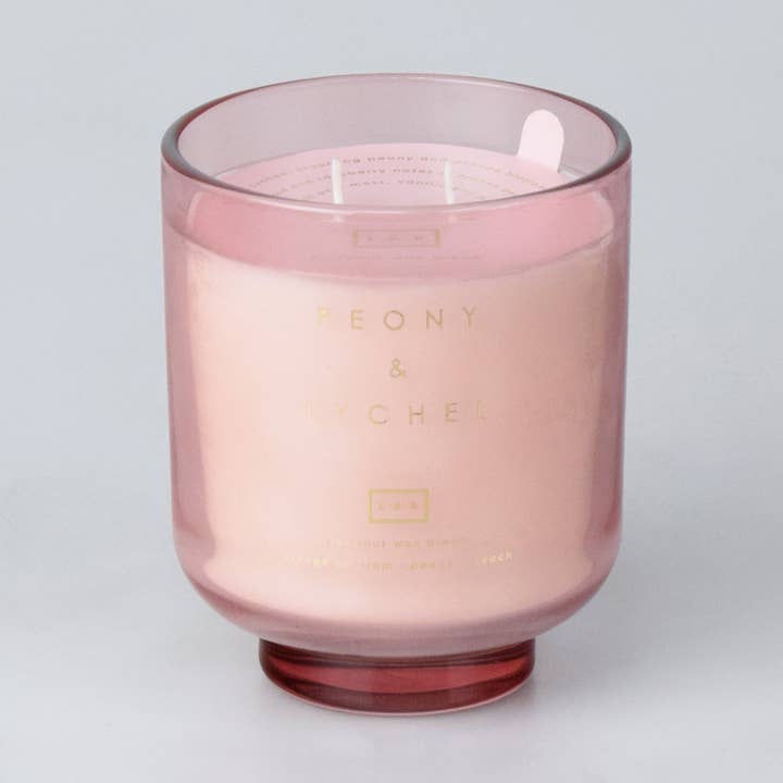 Pioenroos en lychee voor wholesale door LAB Candles