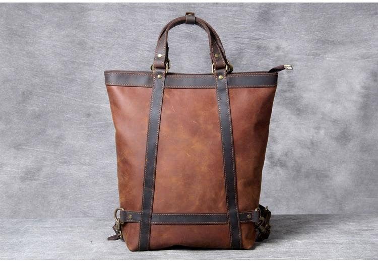 Steel Horse Leather - Vendita all'ingrosso Zaino - Unisex - The Icarus | Zaino in pelle vintage fatto a mano14