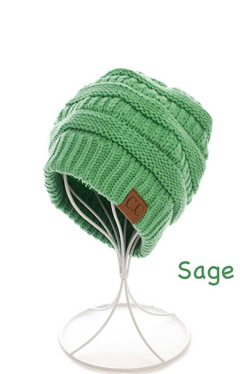 Oblige by G – Großhandel Beanie – Damen – Klassische Strickmütze mit C.C.-Etikett HAT-20A1