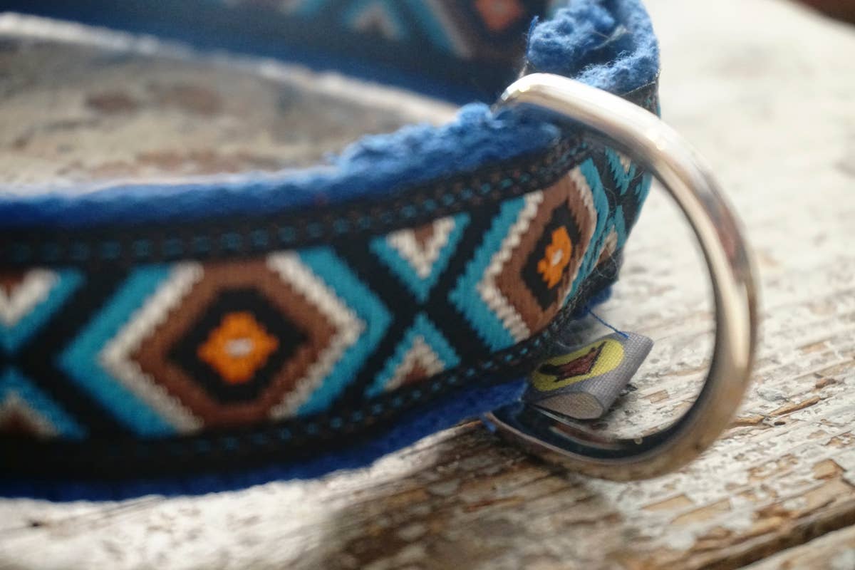 hundsfutter - Wholesale Pet Collar - Dog - Dark navy blue design necklace and strap set4