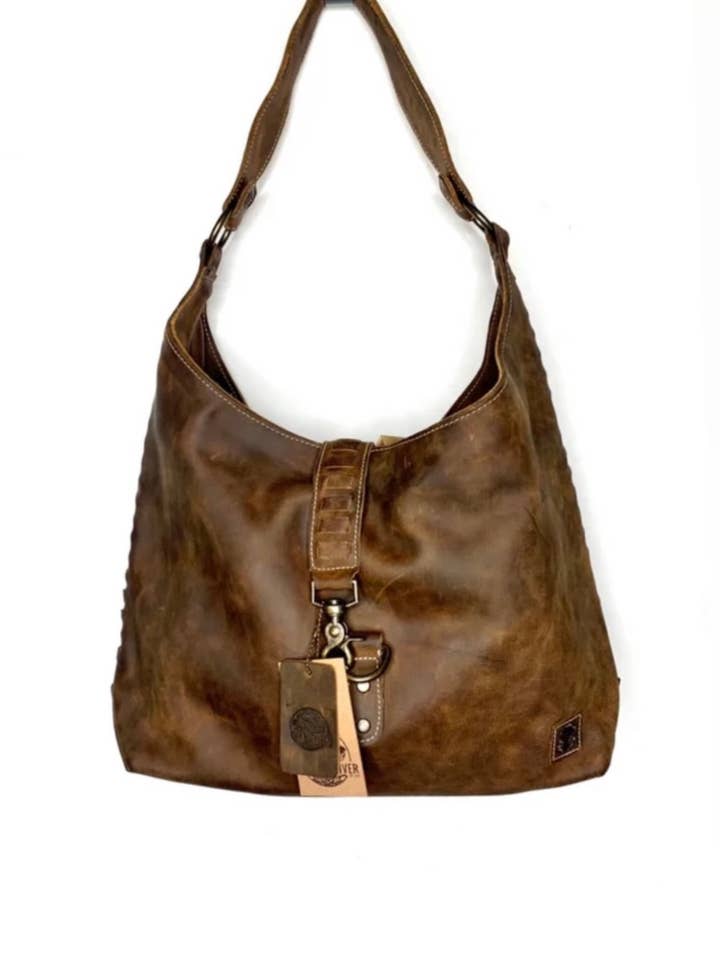 Hendley Hobo Leather Tote for wholesale by Oak River Company