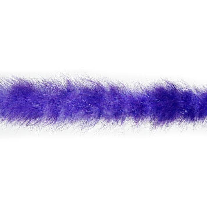Zucker Feather Products - Vendita all'ingrosso Piume - Boa in piuma di marabù, peso medio, con punta, viola/regale