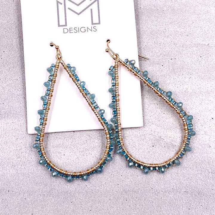 Lydia Earrings - Turquoise for wholesale by MM Designs
