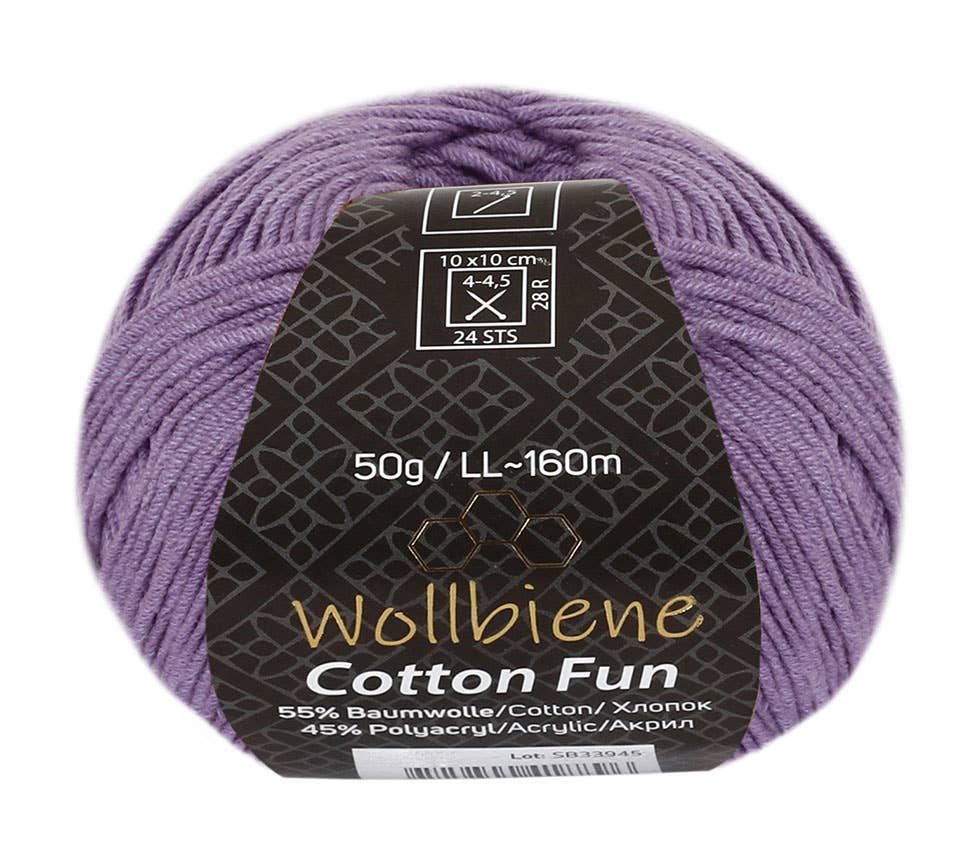 Wollbiene - Wholesale Yarn - Cotton Fun all-season wool 50g knitting wool cotton mix13