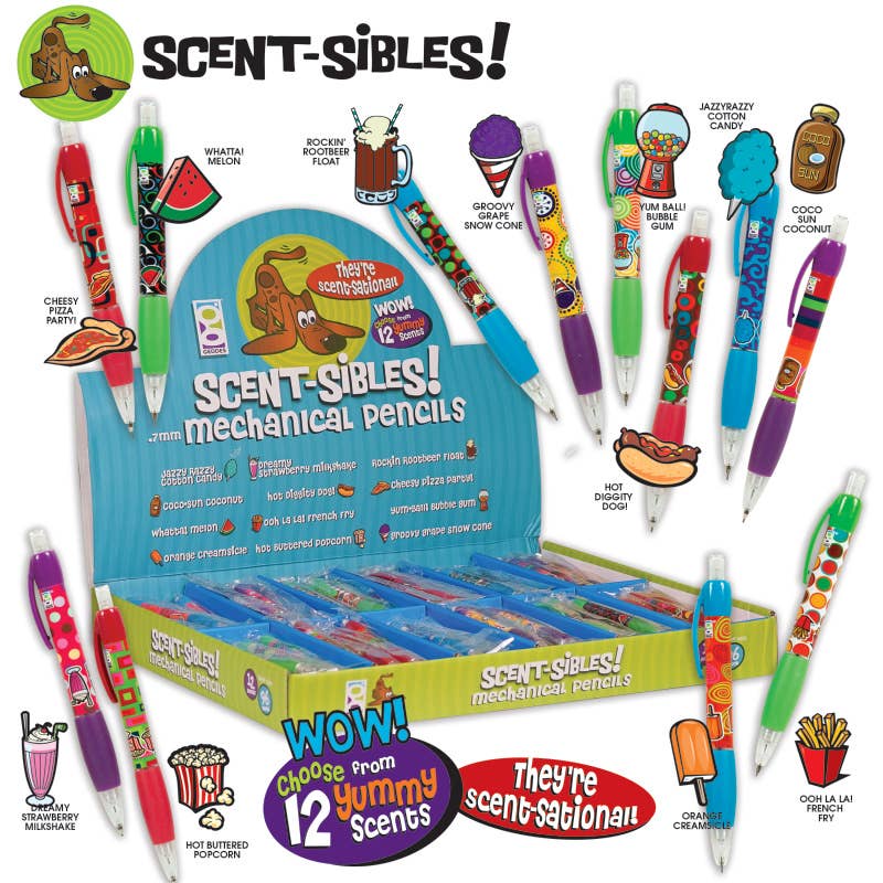 Geddes - Vendita all'ingrosso Matite - Assortimento di matite meccaniche Scent-Sibles 96/display7