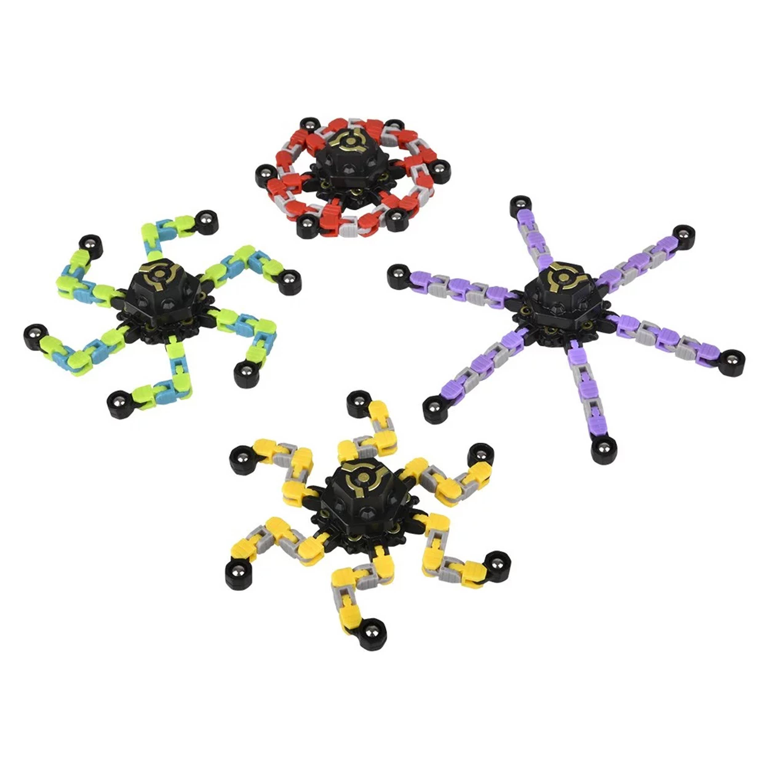 JSBlueRidge Toys - Vente Fidget/jouet anti-stress – enfant - Jouets de doigt de robot de Pâques à faire tourner3