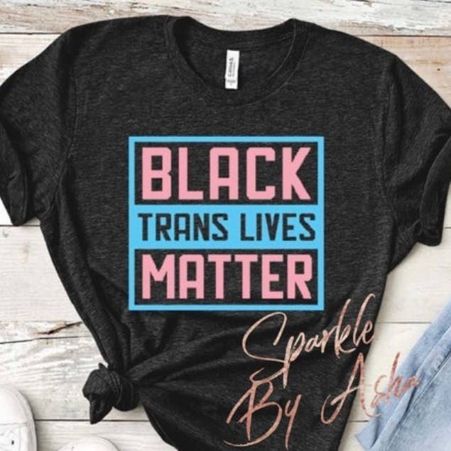 Vidas trans negras são importantes por atacado de Sparkle By Asha