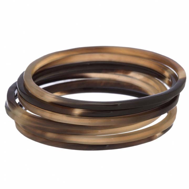 Ensemble de bracelets en corne de miel CTB040 pour la vente par VIVO