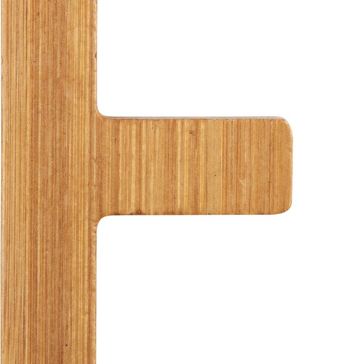 ABC Bamboo Letters F for wholesale by small foot