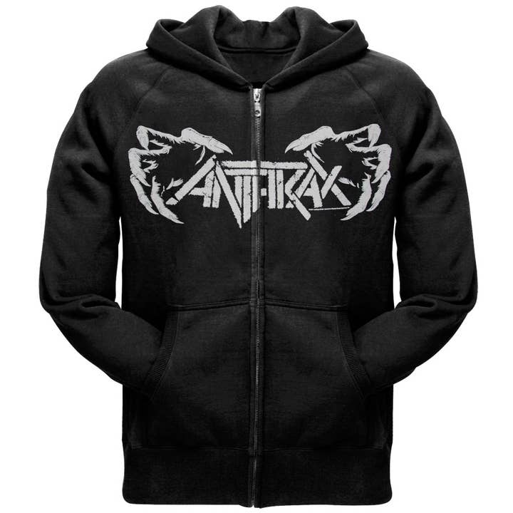 Anthrax - Claws Herrar Zip-Hoodie för wholesale av Official Store