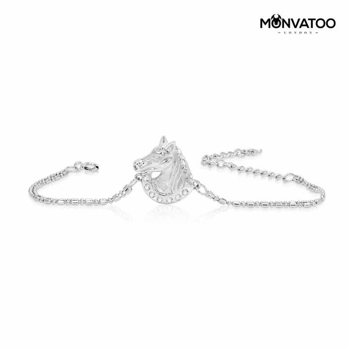 Bracciale Stareyes in argento con pony per la vendita all'ingrosso da parte di MONVATOO London