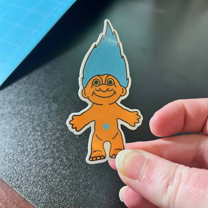 Troll, Vinyl Sticker for wholesale by Graceful Darkness, LLC