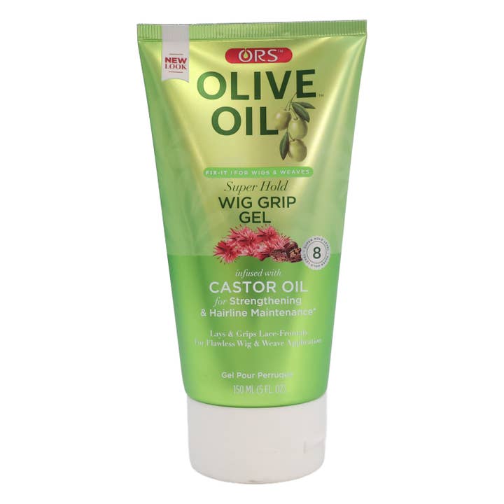 KT Supply - Venta al por mayor Tratamientos para el cuero cabelludo/cabello - Gel ORS Olive Oil Fix-It Wig Grip Super Hold, 5 onzas