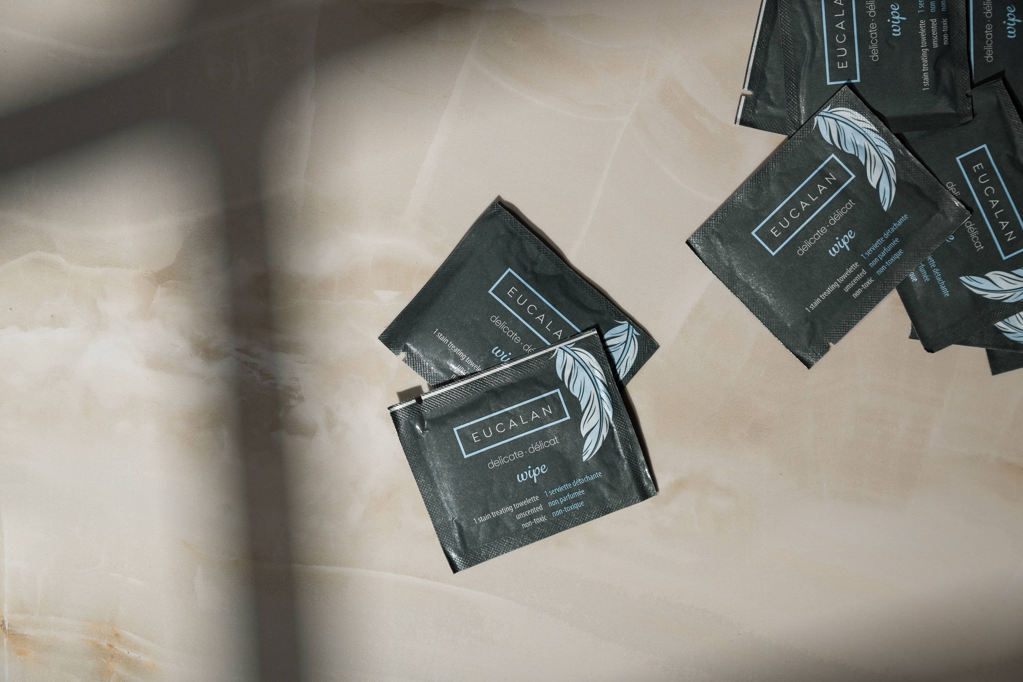 Eucalan - Wholesale Stain Remover - Stain Treating Towelettes | On-the-Go Fabric Care0