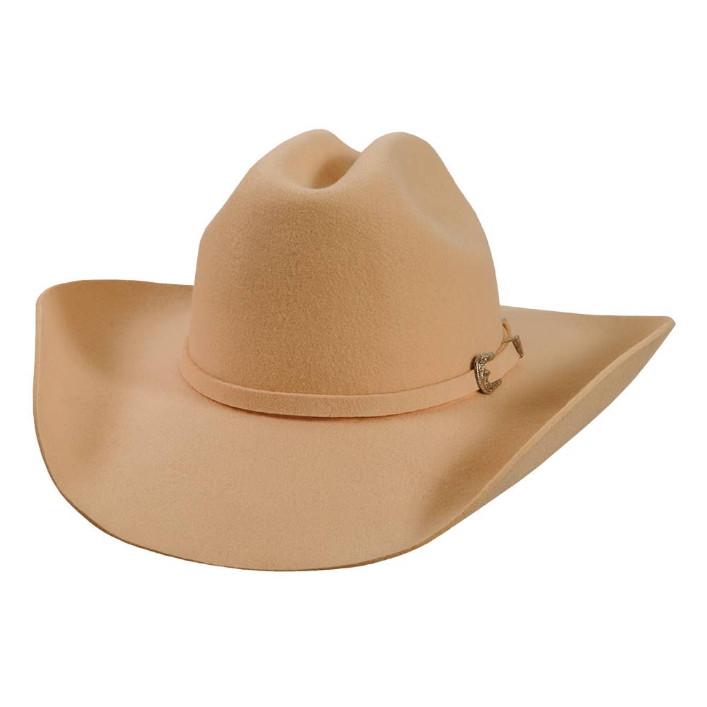 American Hat Makers - Wholesale Cowboyhoed - Uniseks - 100% wollen vilten western cowboyhoed - Style Cattleman56