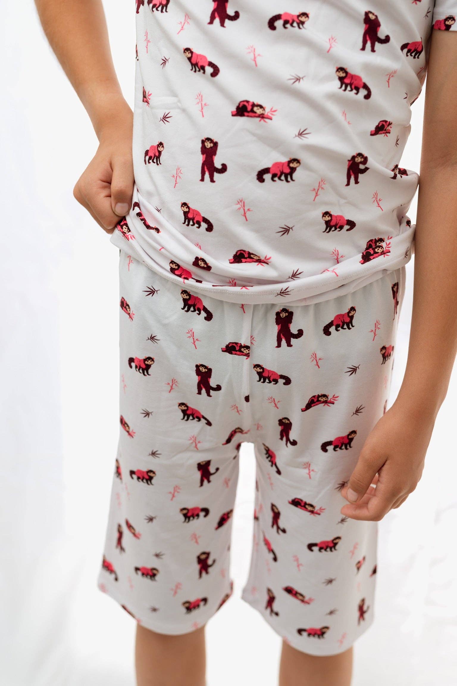 Bubble Baby - Wholesale Sleepwear Set - Kids - Red Panda | Short Sleeve Pajamas3