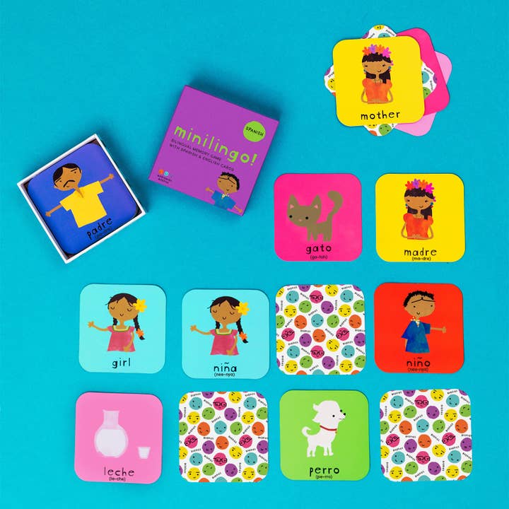 Worldwide Buddies - Wholesale Learning Cards - Kids & Baby - Minilingo Spanish/English Bilingual Flashcards for Kids1