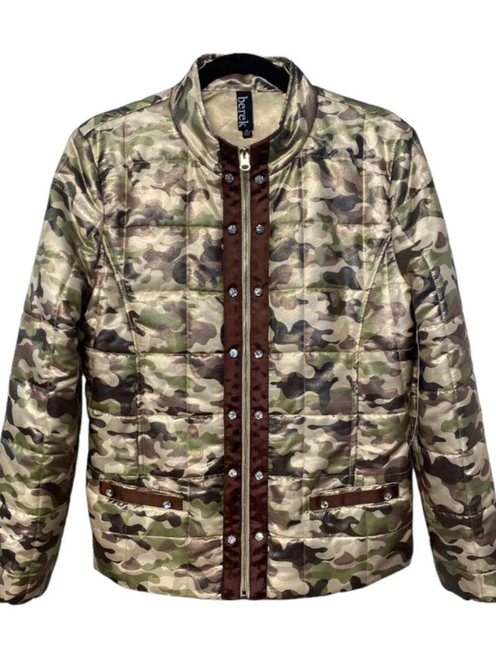 Daunenjacke mit Camouflagemuster für den Großhandel von ZYM