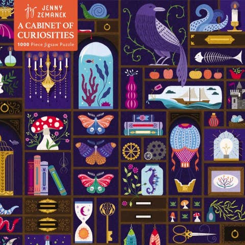 Adult Jigsaw Puzzle: Jenny Zemanek: A Cabinet of Curiosities for wholesale by Flame Tree Gift