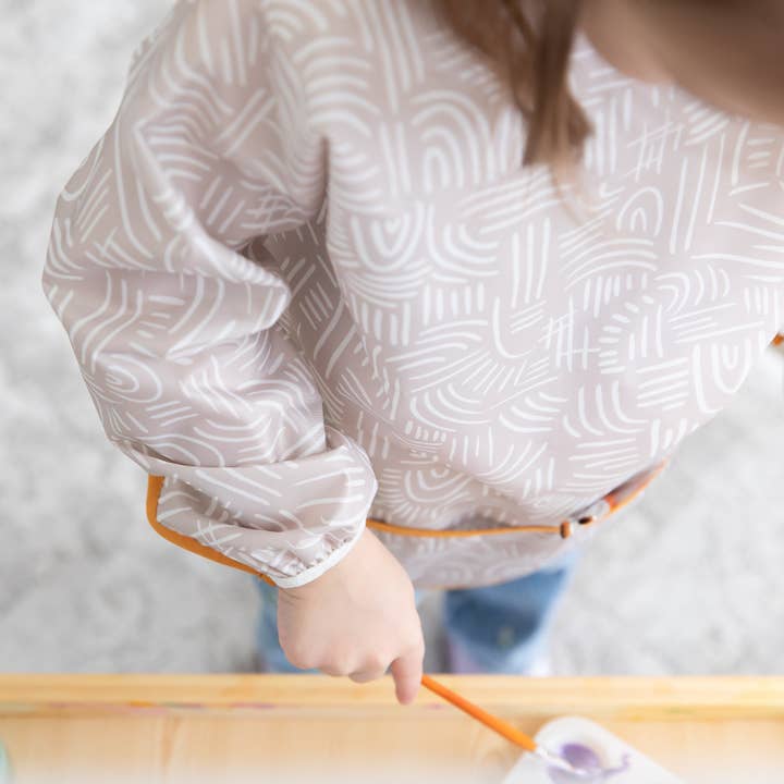 Bumkins - Vente Tablier de dessin – enfant et bébé - Blouse artistique à manches longues : Wander8