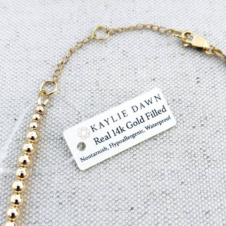 Kaylie Dawn Jewelry - Wholesale Beaded/Pearl Necklace - Candy Handmade Gemstone Beaded Necklace - Gold or Silver6