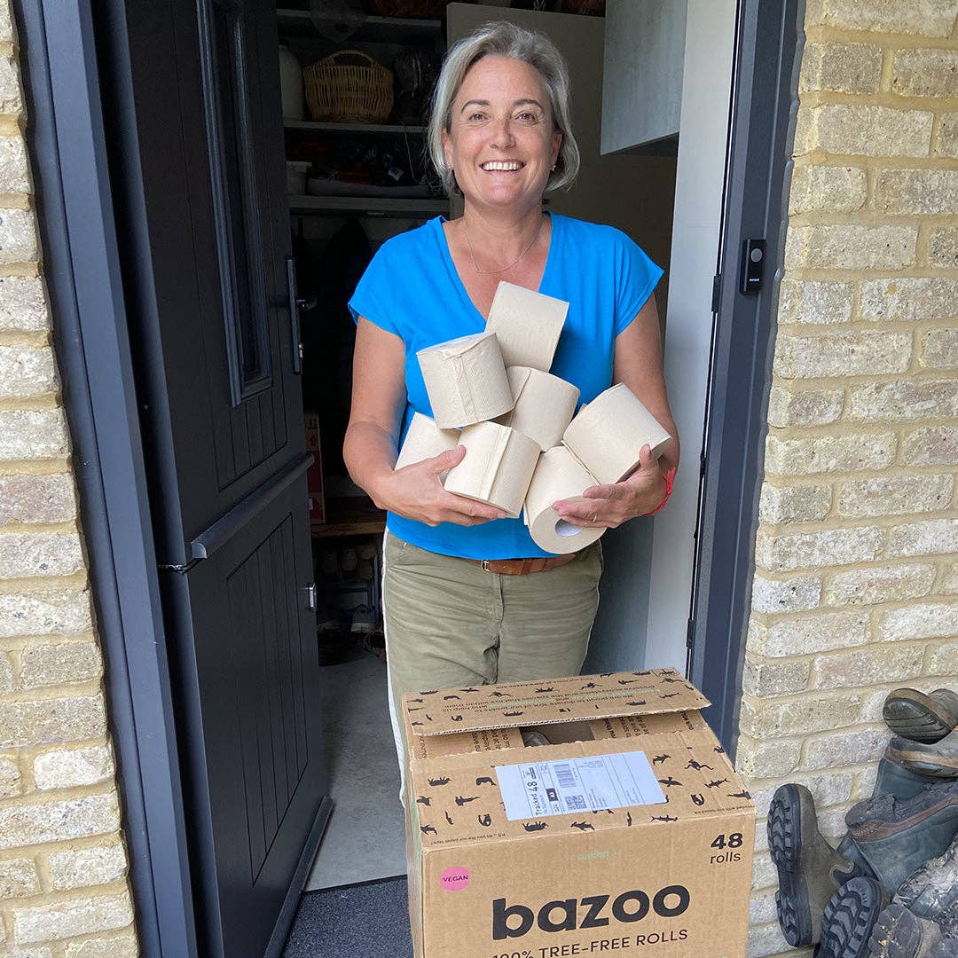 Bazoo – wholesale Toilet paper – Luxury 100% FSC Certified Unbleached Bamboo Toilet Paper – Naked3