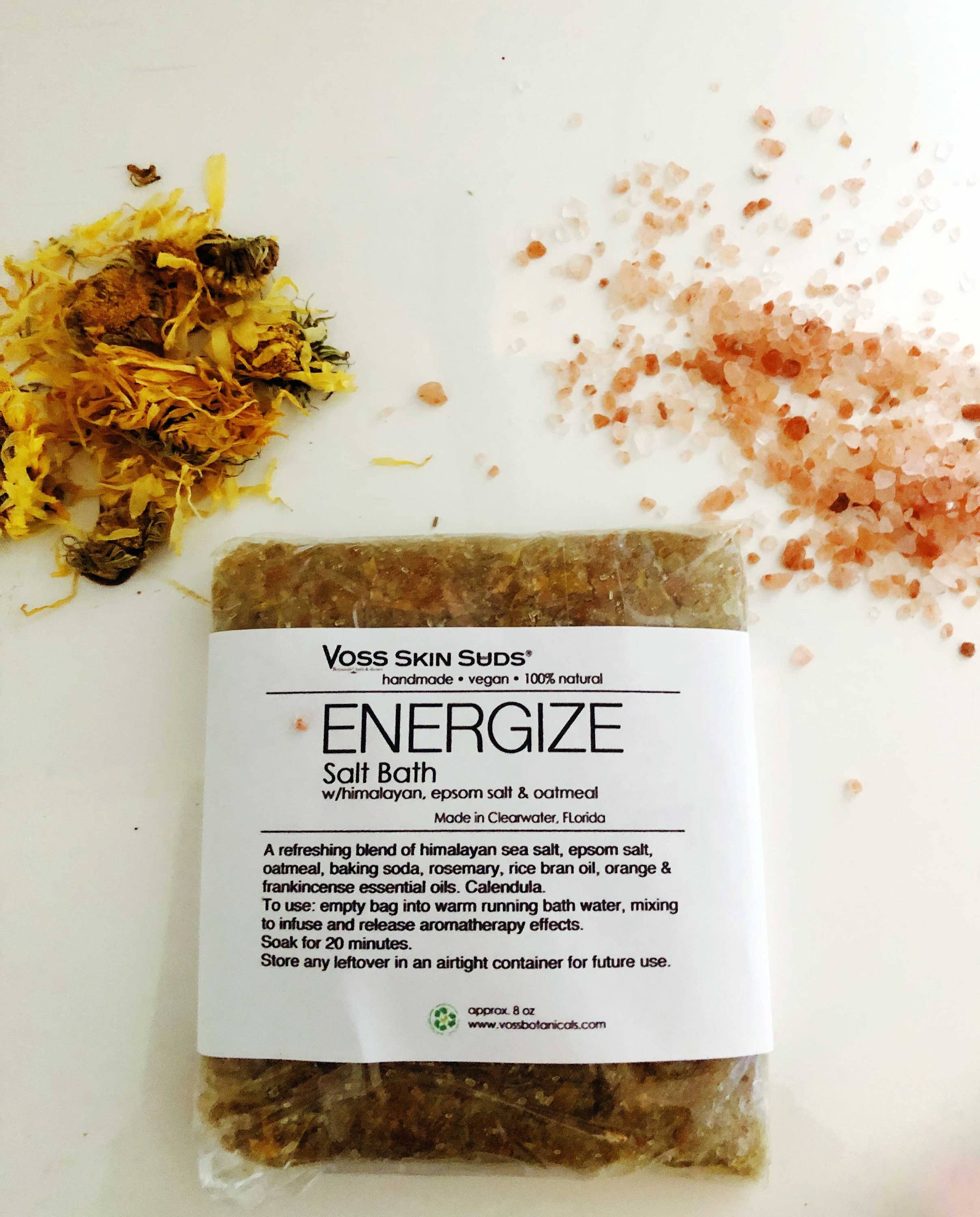 Voss Botanicals, LLC - Vendita all'ingrosso Sali da bagno - Set regalo Bath Salt Spa, set regalo, completamente naturale, vegano, fatto a mano, ricco di minerali per idratare la pelle, rilassare e riposare, disintossicare la pelle1