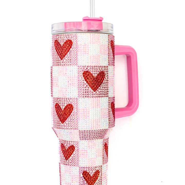 HEART EYES STAINLESS STEEL TUMBLER for wholesale by Packed Party