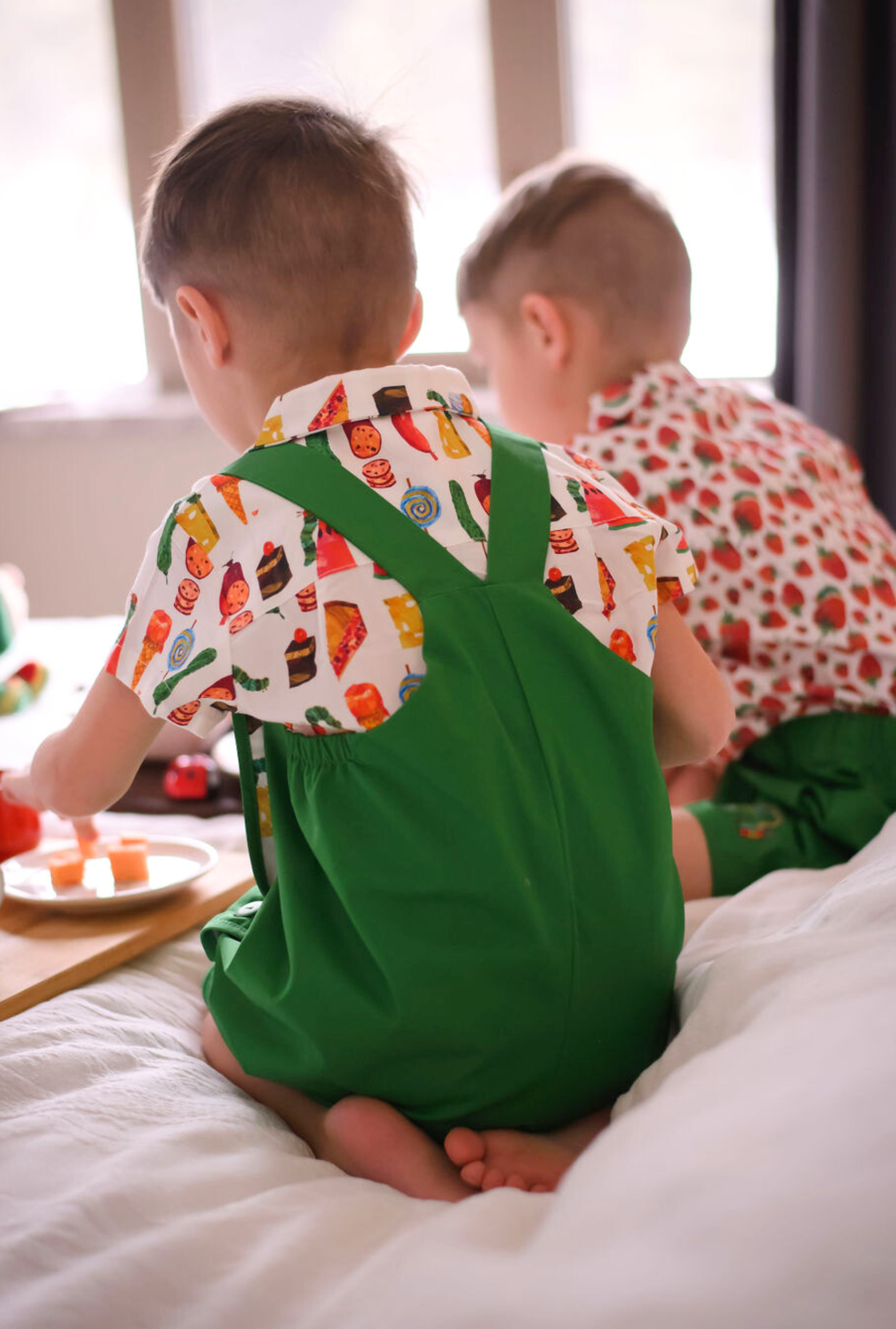 Little Goodall - Wholesale Button Down Shirt - Kids - Very Hungry Caterpillar™ Party Food Shirt3