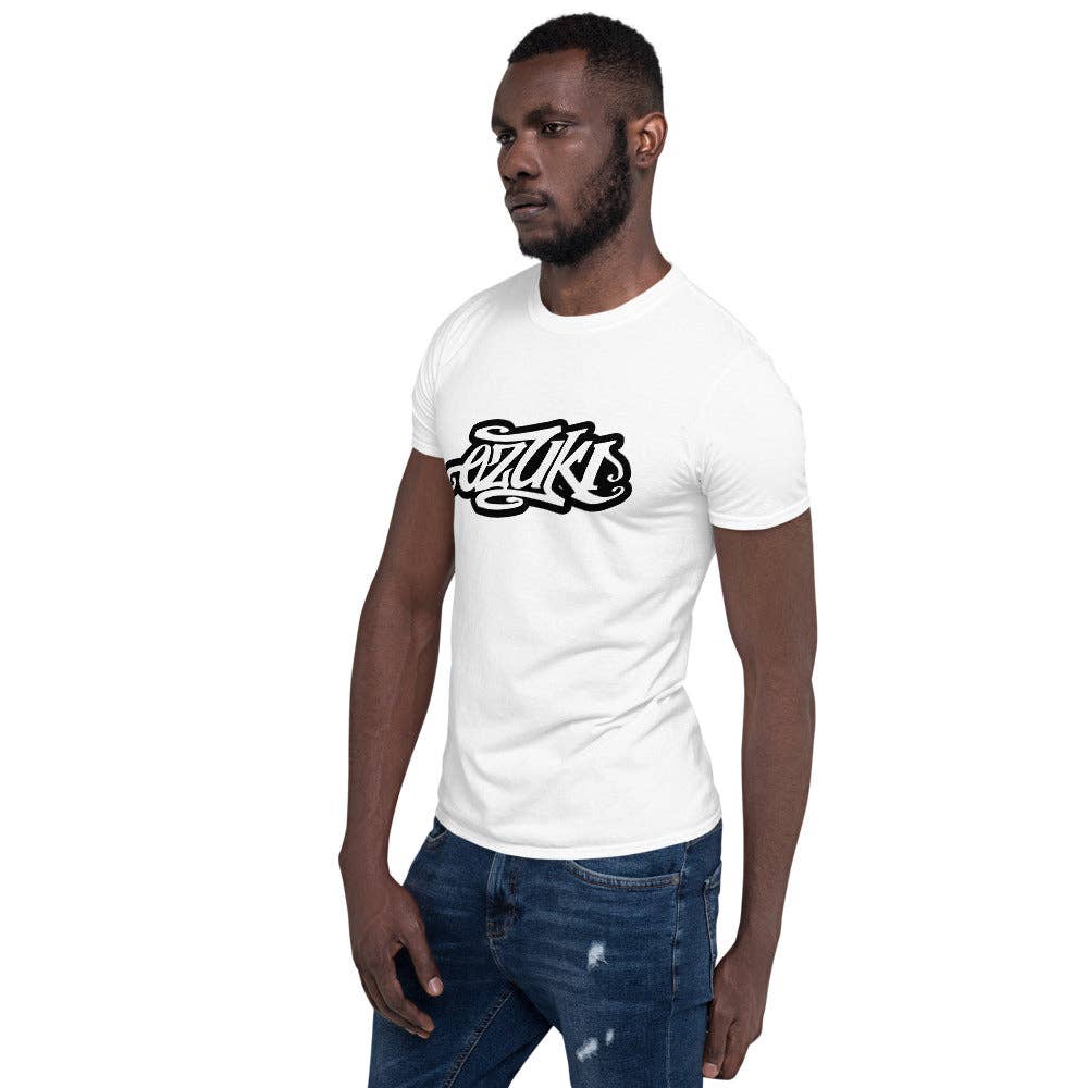 Ozuki Clothing – Großhandel T-Shirt mit Siebdruck – Herren – Ozuki Kurzärmliges Unisex-T-Shirt - Design von Inkie4