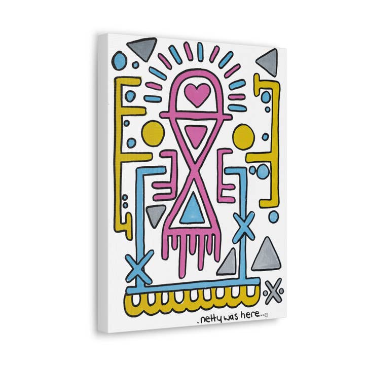 Netty Was Here - Wholesale Art print - Canvas Gallery Wraps1
