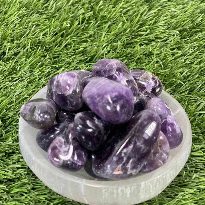 CaNatureLover - Wholesale Spiritual Stone/Crystal - Tumbled AMETHYST / AMETHYST/ AMETHYST CRYSTAL / GEMSTONE