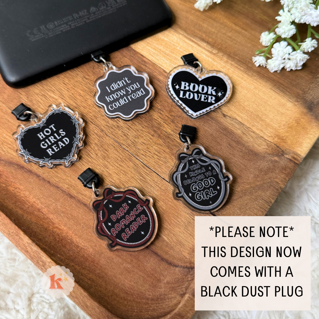Kelle & Co. - Wholesale Bookmark - Smut book club Kindle Charm, kindle accessories, bookish4