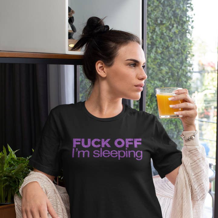 Fuck Off, I'm Sleeping Nightshirt for wholesale by Disrupted Industries