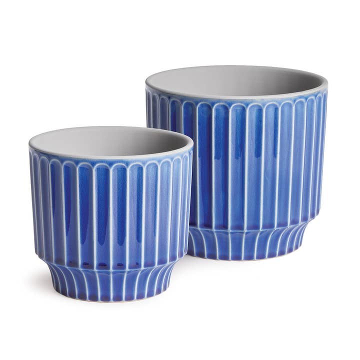 Lot de 2 pots Marra, bleu pour la vente par Napa Home & Garden