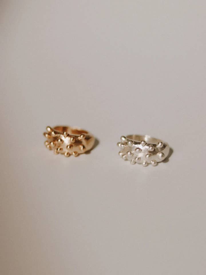 ALTA Hand Carved Ring for wholesale by Goldie Jewelry