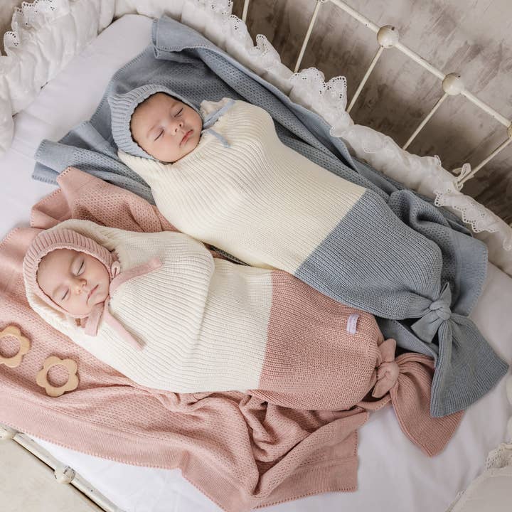 Tvåfärgad kokonguppsättning ~ Rose för wholesale av Bon Knit