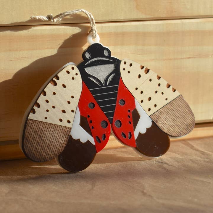 Morganite Press - Wholesale Ornament - Spotted Lanternfly Ornament0