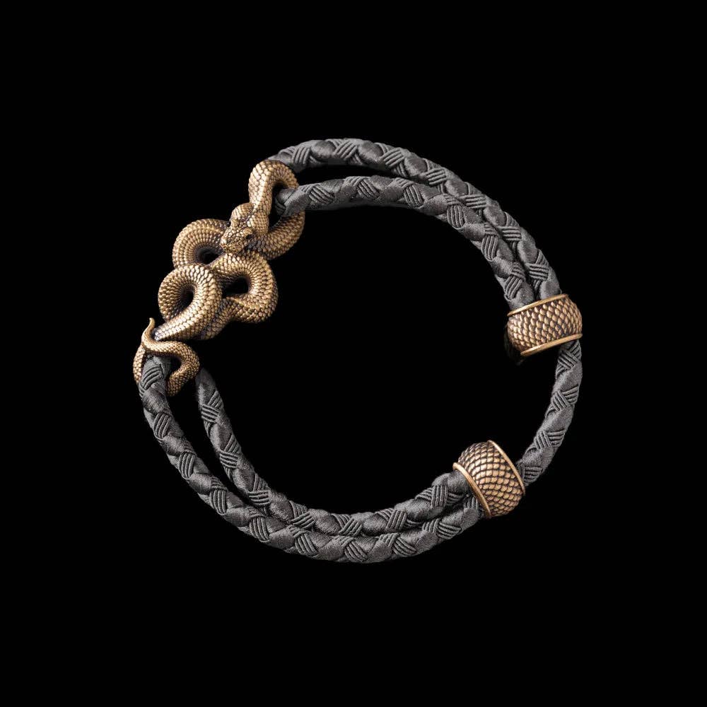 Coppertist.wu - Wholesale Woven/Braided Bracelet - Tree Boa Rope Bracelet - Brass28