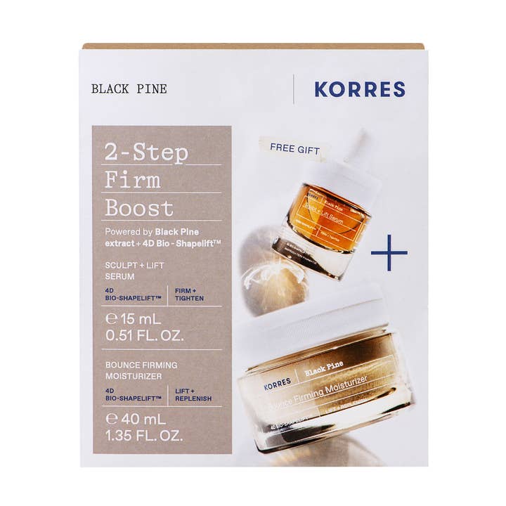 Black Pine Firm Boost Duo ($90 Value) for wholesale by KORRES USA LTD