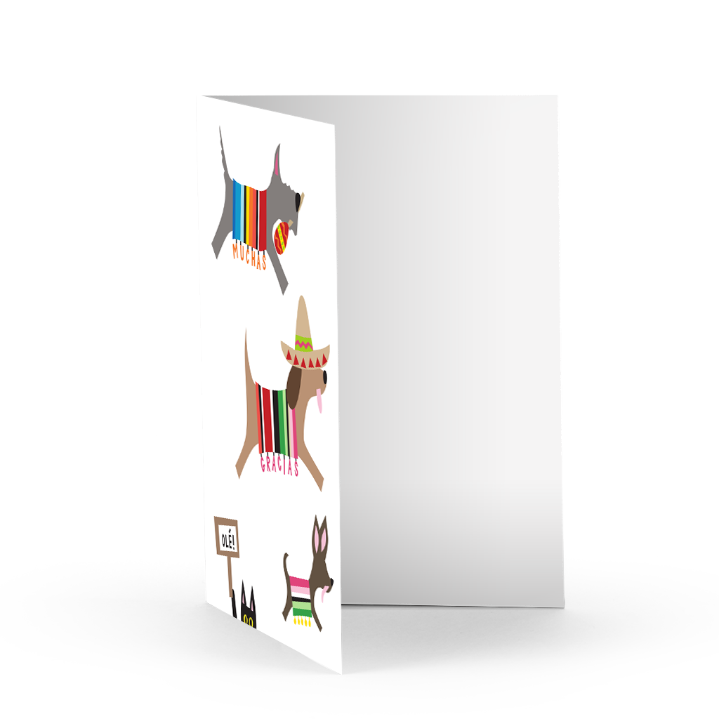 R. Nichols Stationery & Gifts - Wholesale Everyday Greeting Card - Spanish Doggies Greeting Card1