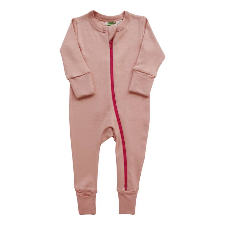 Parade Organics - Wholesale Jumpsuit - Baby - Essential Basic '2-Way' Zip Romper