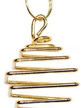 Gold Square Treasure Spiral 12 pieces TSGS for wholesale by Starlinks Gifts