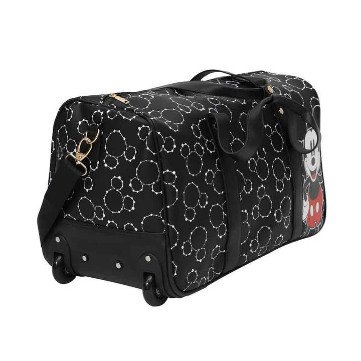 Bioworld Merchandising - Wholesale Weekender Bag - Unisex - Disney Mickey Mouse Rolling Duffle Travel Bag